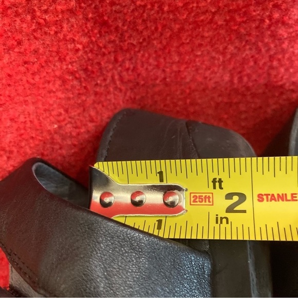 CAMPER Sz 39 Small Wedge Cross Front  Velcro Closure Leather Sandals - Picture 6 of 10